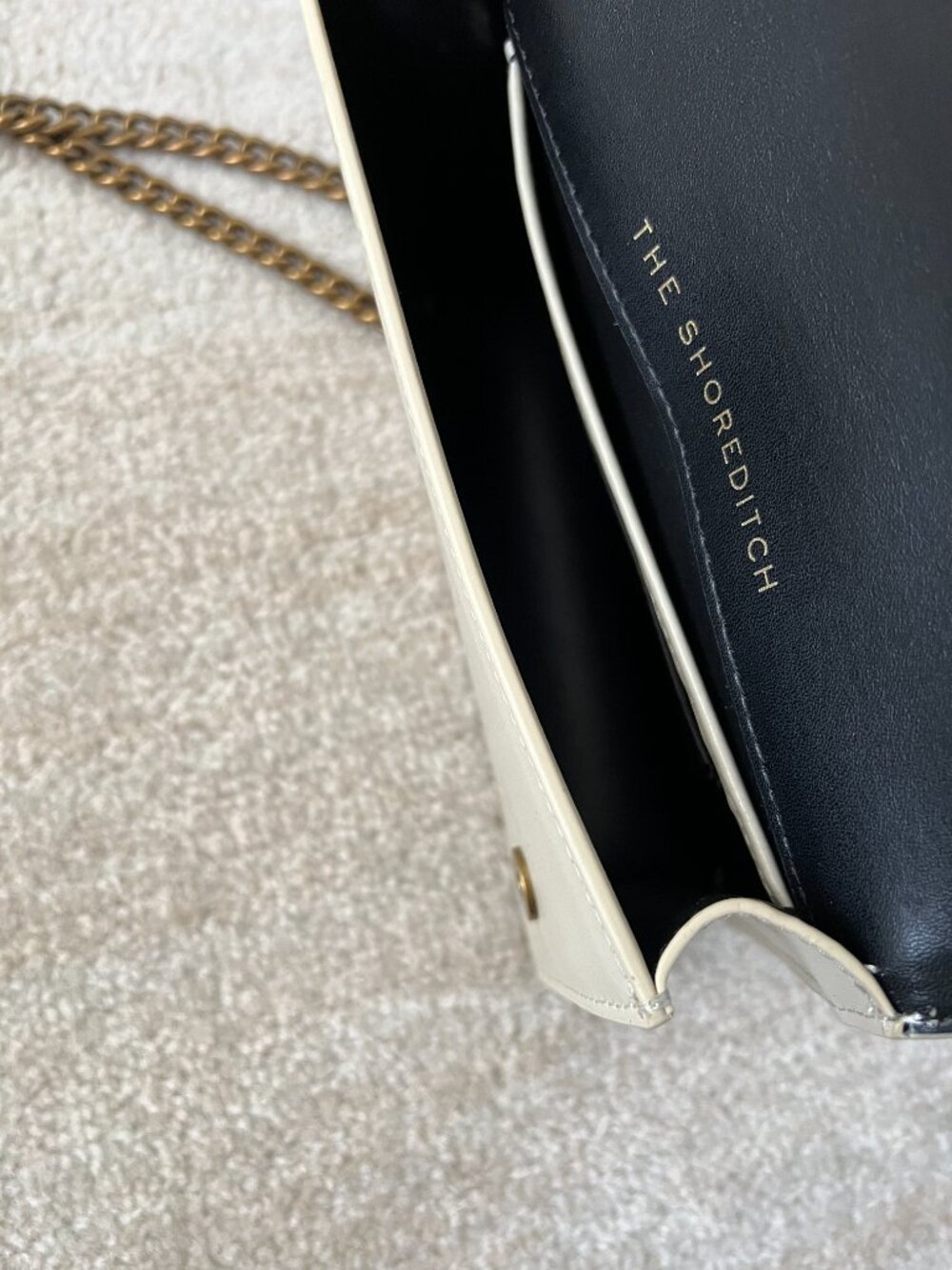 Kurt Geiger London Shoreditch Leather Rainbow Rhinestone Bling Crossbody Bag - Picture 8 of 14